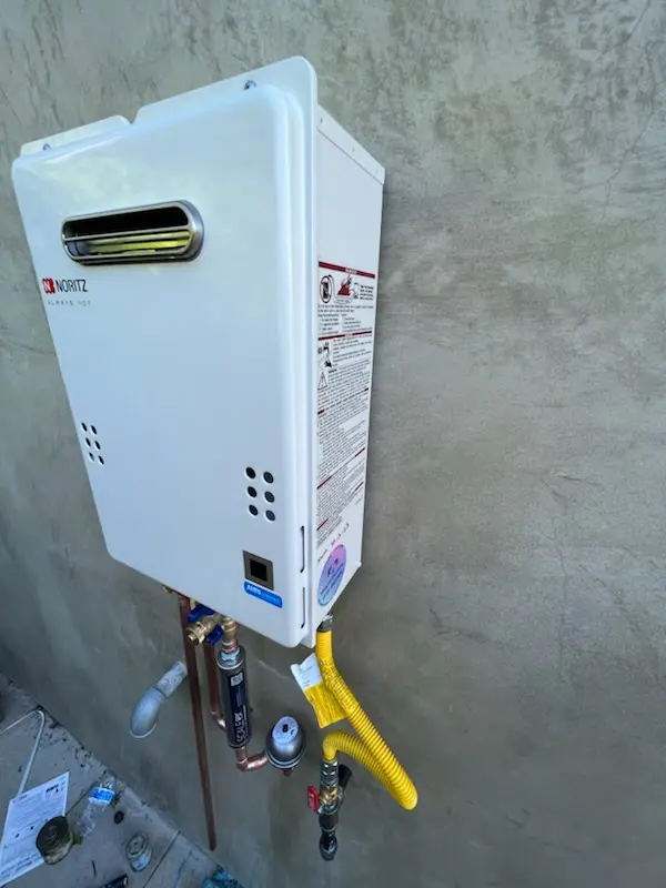 Tankless water heater installation for Clemenceau homes